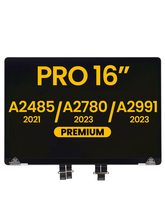 LCD Assembly (SILVER) (Premium) for MacBook Pro 16" (A2485 / Late 2021) / (A2780 / Late 2023 / (A299