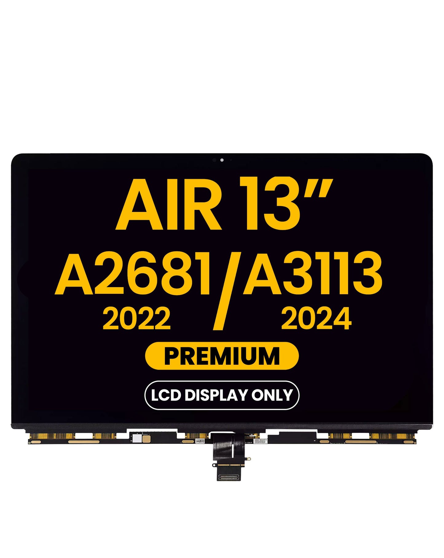 LCD Display Only (Premium) for MacBook Air 13" (A2681 / Mid 2022)