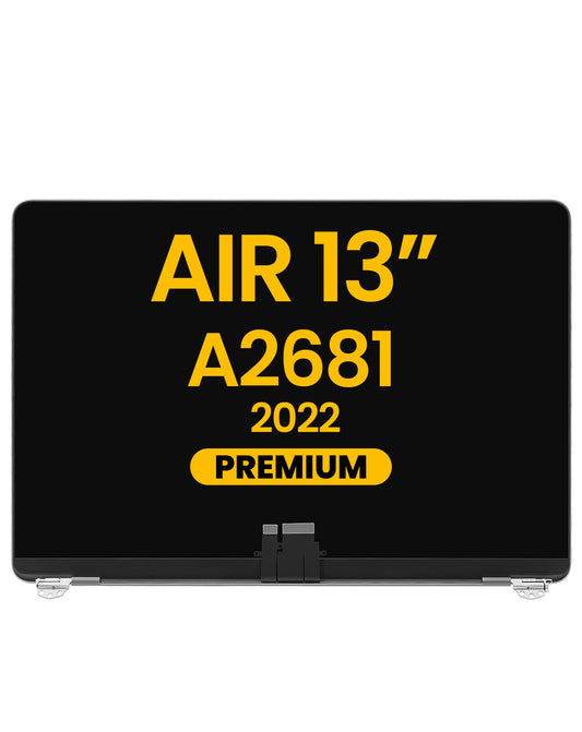 LCD Assembly (SPACE GRAY) (Premium) for MacBook Air 13" (A2681 / Mid 2022)
