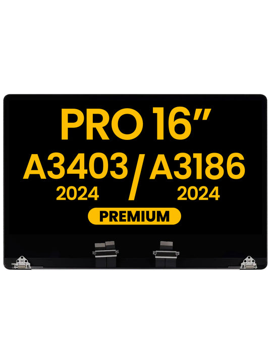 LCD Assembly (SPACE BLACK) (Premium) for MacBook Pro 16" (M4) (A3403 Late 2024 / A3186)