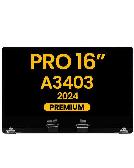 LCD Assembly (SILVER) (Premium) for MacBook Pro 16" (M4) (A3403 / Late 2024)