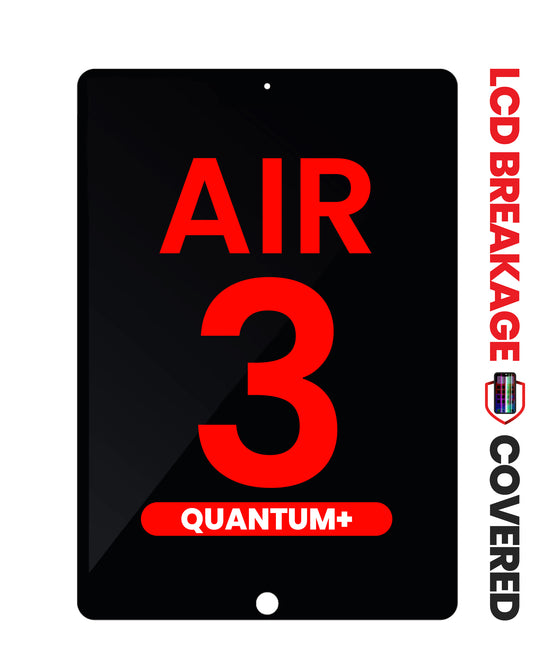 Quantum+ iPad Air 3 LCD Assembly (BLACK) (Exclusive LCD Breakage Warranty)