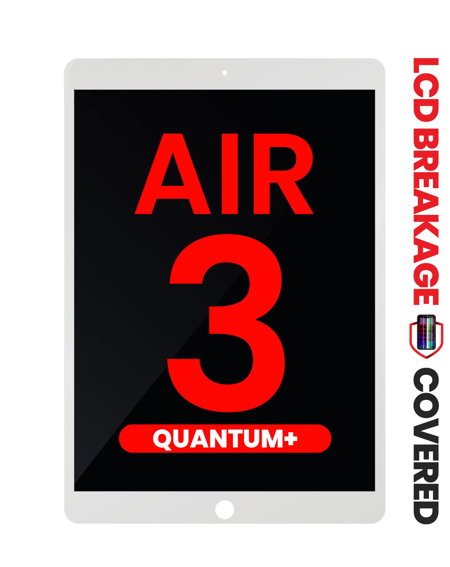 Quantum+ iPad Air 3 LCD Assembly (WHITE) (Exclusive LCD Breakage Warranty)