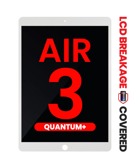 Quantum+ iPad Air 3 LCD Assembly (WHITE) (Exclusive LCD Breakage Warranty)