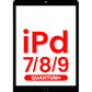 Quantum+ iPad 7 (2019) / iPad 8 (2020) / iPad 9 (2021) Digitizer Assembly (BLACK) (Home Button Pre-Installed)