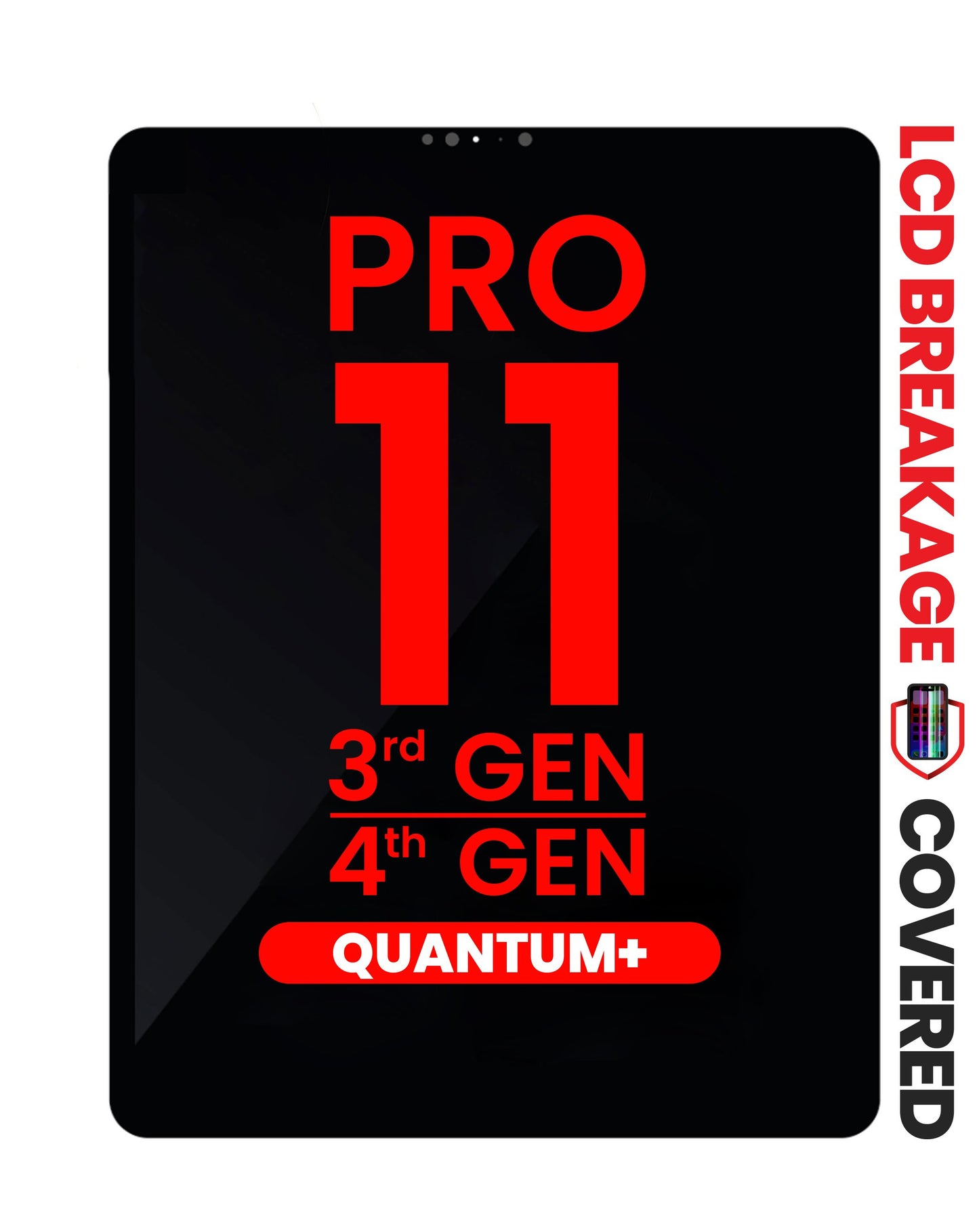 Quantum+ iPad Pro 11 (3rd Gen / 2021) / (4th Gen / 2022) LCD Assembly (Exclusive LCD Breakage Warranty)