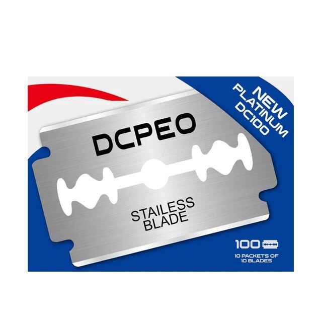 Double Edge Razor Blade Stainless Steel (Pack of 100)