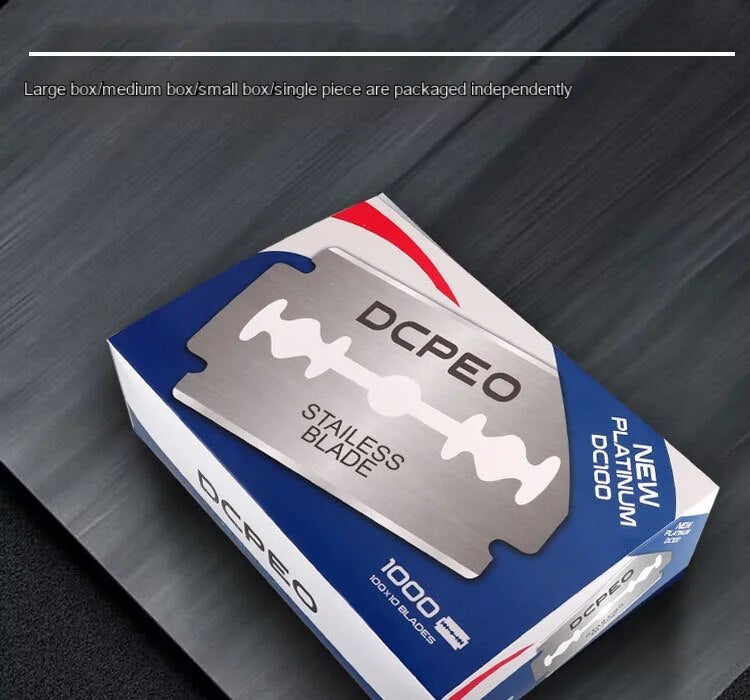 Double Edge Razor Blade Stainless Steel (Pack of 100)