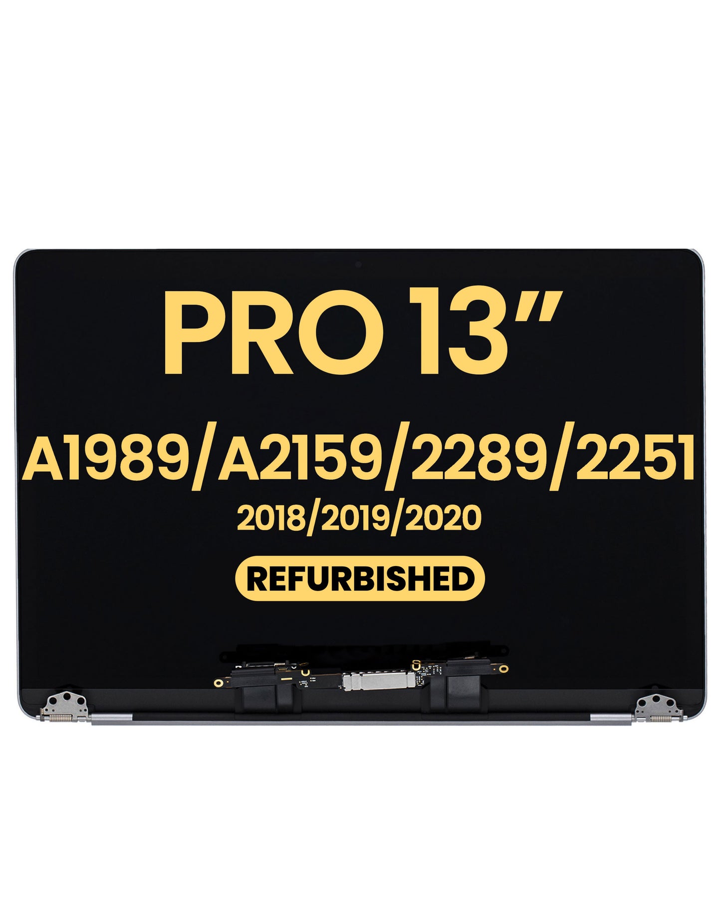 LCD Assembly (SPACE GRAY) (Refurbished) for MacBook Pro 13" (A1989 / Late 2018 / Early 2019) (A2159 / Mid 2019_(A2289 / A2251 / Mid 2020)