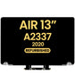 LCD Assembly (SPACE GRAY) (Refurbished) for MacBook Air 13" Retina (A2337 / Late 2020) (M1)