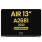 LCD Assembly (MIDNIGHT) (Refurbished) for MacBook Air 13" (A2681 / Mid 2022)