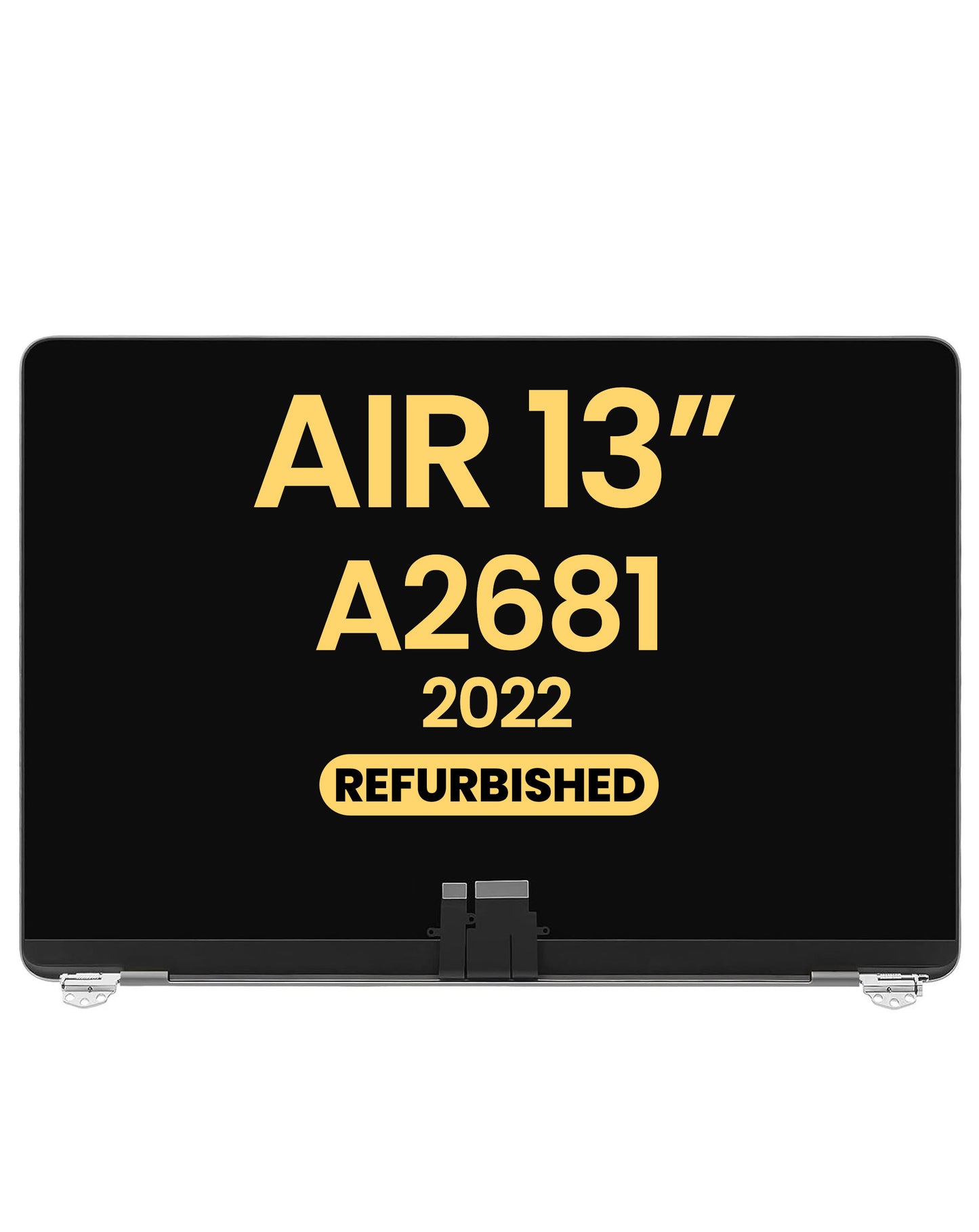 LCD Assembly (SPACE GRAY) (Refurbished) for MacBook Air 13" (A2681 / Mid 2022)