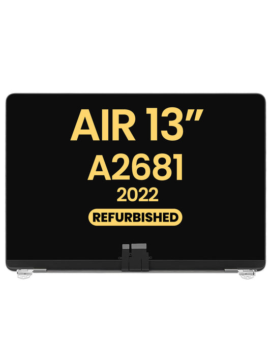 LCD Assembly (SPACE GRAY) (Refurbished) for MacBook Air 13" (A2681 / Mid 2022)
