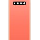 Back Glass with Camera Lens and Adhesive for Galaxy S10 (FLAMINGO PINK)