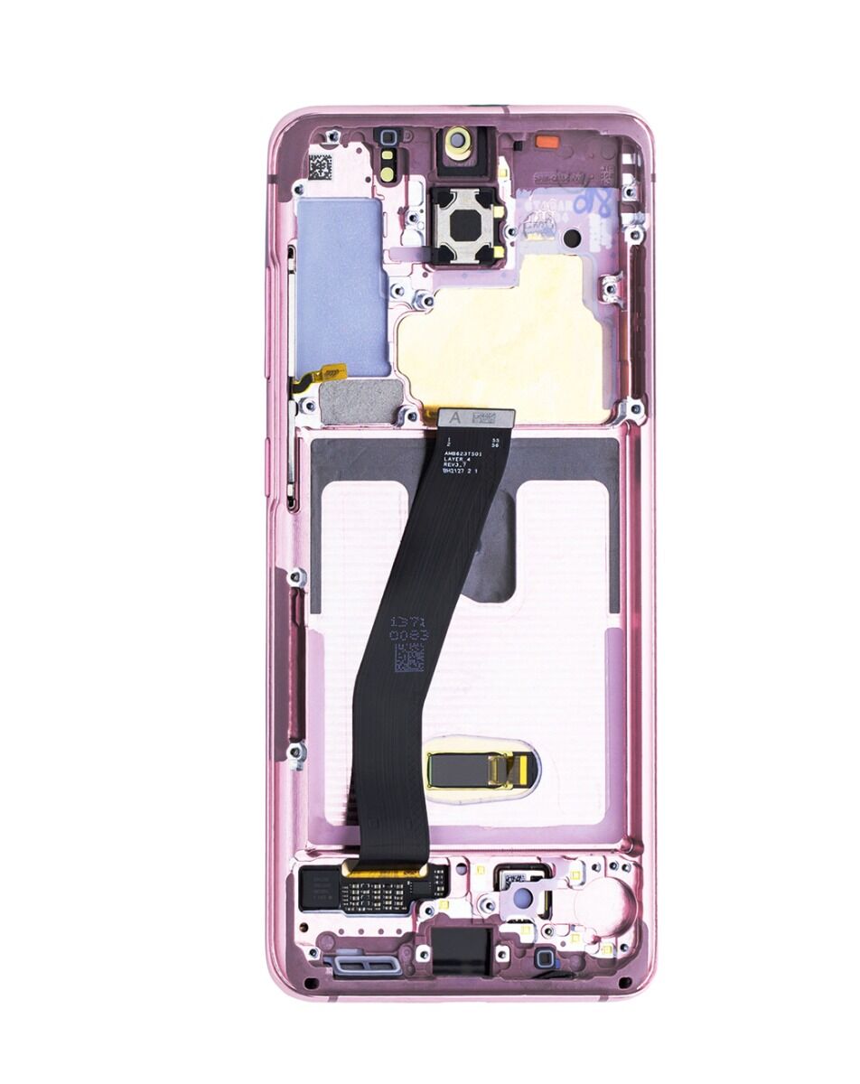 SGS S20 (5G) Screen Assembly (With The Frame) (Refurbished) (Cloud Pink)