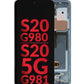 SGS S20 (5G) Screen Assembly (With The Frame) (OLED) (Cloud Blue)