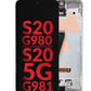 SGS S20 (5G) Screen Assembly (With The Frame) (OLED) (Cloud White)