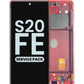 OLED Assembly with Frame for Galaxy S20 FE G780 (CLOUD RED) (Service Pack)