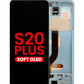 OLED Assembly with Frame for Galaxy S20 Plus 5G (G985 / G986) (CLOUD BLUE) (Aftermarket OLED)