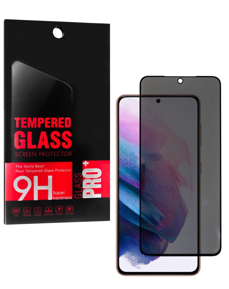 Privacy Tempered Glass for Galaxy S21 (Case Friendly / Anti-Spy / 1 Piece)