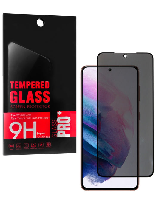 Privacy Tempered Glass for Galaxy S21 (Case Friendly / Anti-Spy / 1 Piece)