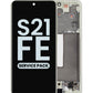 OLED Assembly with Frame for Galaxy S21 FE G990 (OLIVE) (Service Pack)