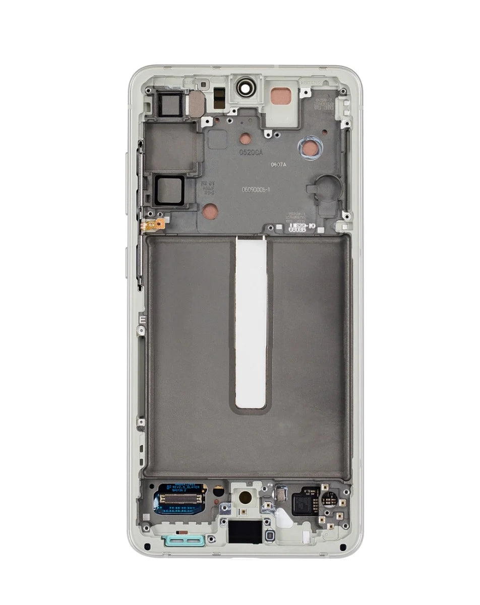 OLED Assembly with Frame for Galaxy S21 FE G990 (WHITE) (Service Pack)