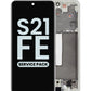 OLED Assembly with Frame for Galaxy S21 FE G990 (WHITE) (Service Pack)