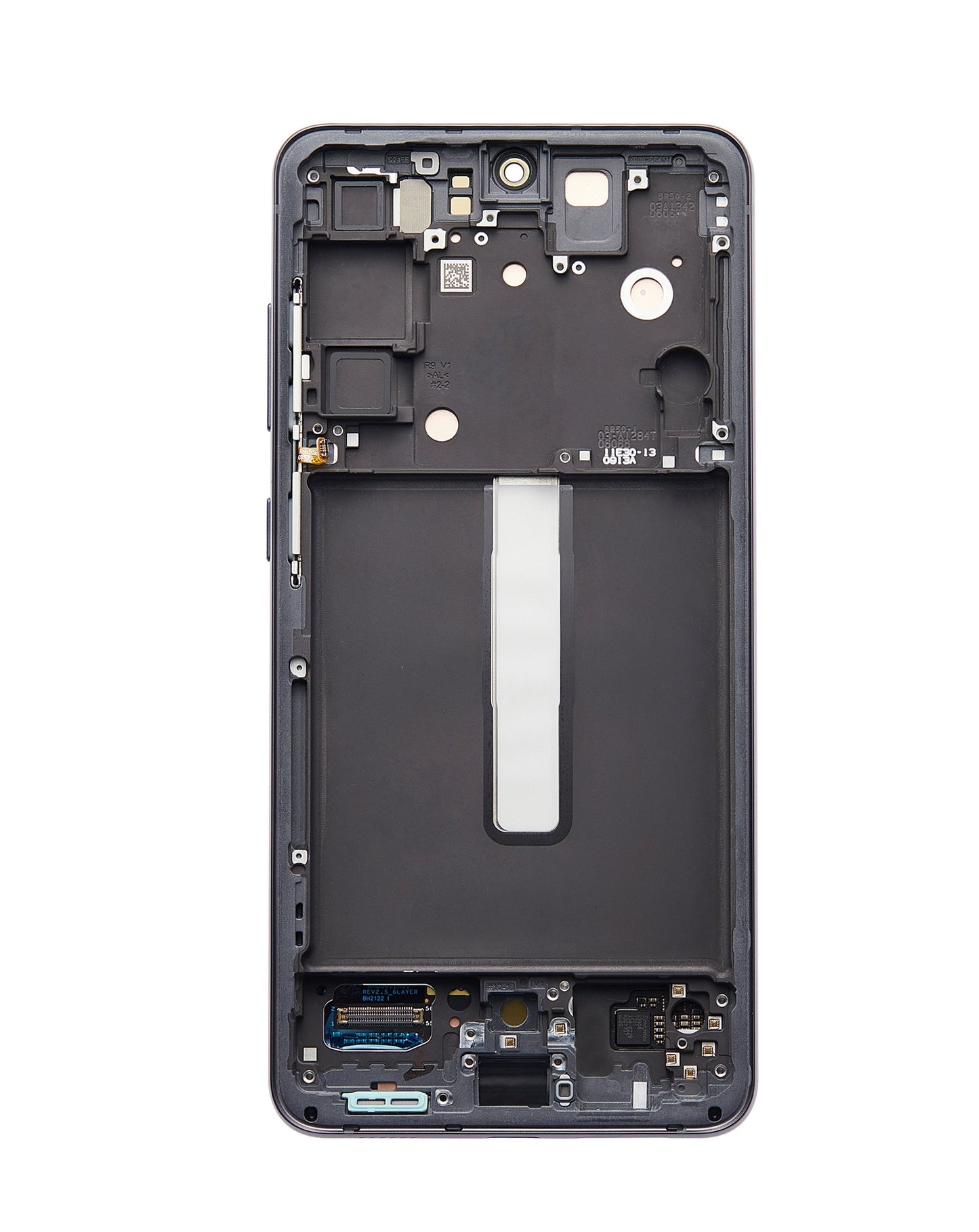 OLED Assembly with Frame for Galaxy S21 FE (G990) (GRAPHITE) (Aftermarket OLED)