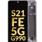 SGS S21 FE 5G (Int Version) Screen Assembly (With The Frame) (Refurbished) (Lavender)