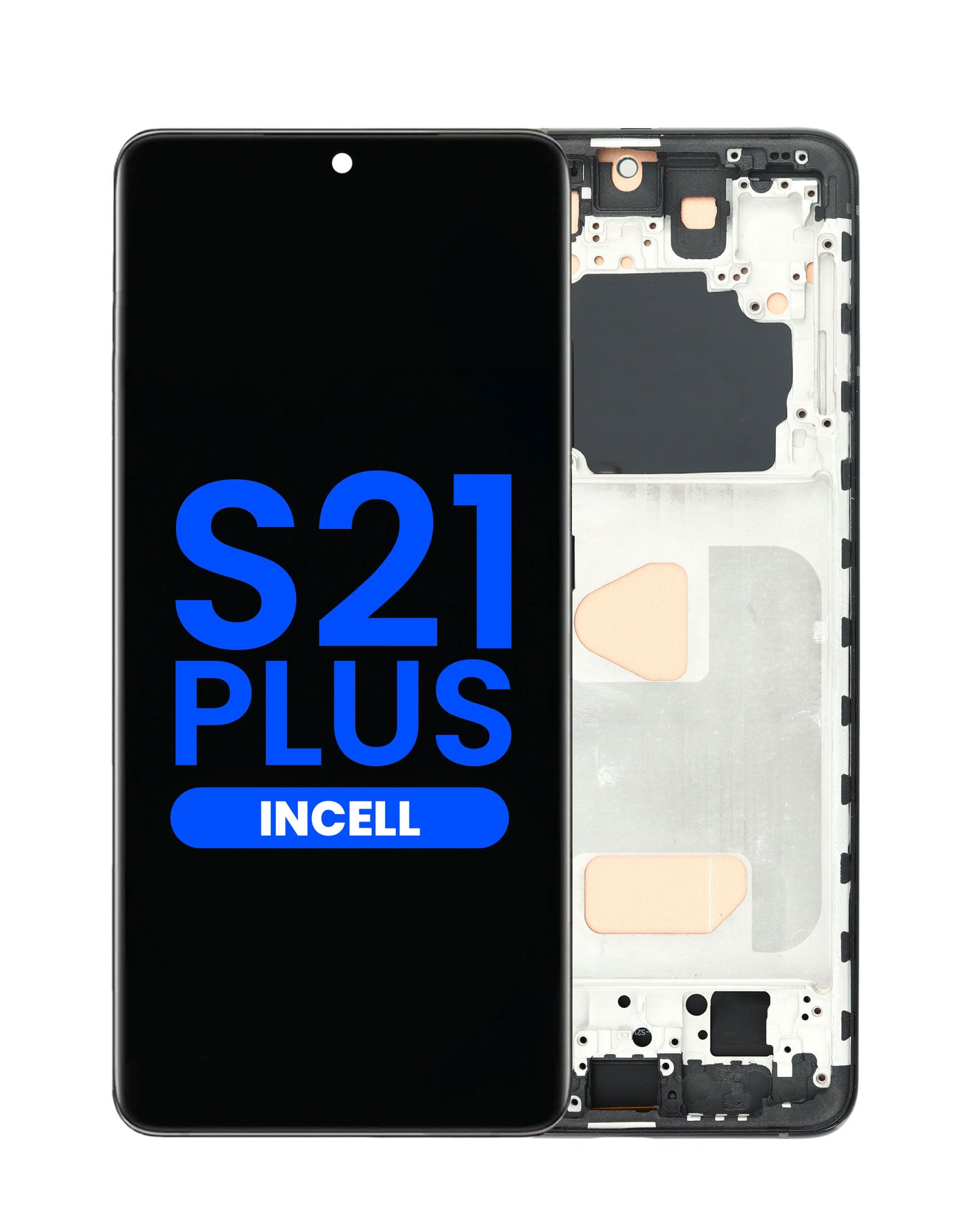 LCD Assembly with Frame for Galaxy S21 Plus (G996) (PHANTOM BLACK) (Aftermarket Incell) (Does not support Fingerprint)