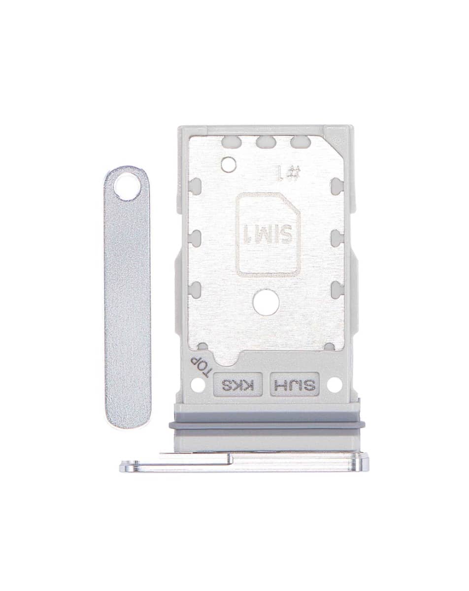 Dual Sim Card Tray for Galaxy S22 Ultra 5G (PHANTOM WHITE)