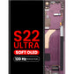 OLED Assembly with Frame for Galaxy S22 Ultra (S908) (BURGUNDY) (Aftermarket Pro Soft Oled / 120HZ)