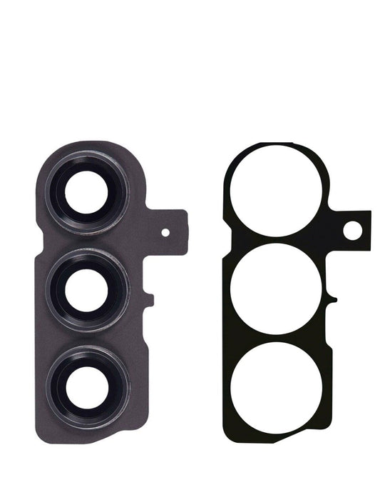 Back Camera Lens with Adhesive for Galaxy S23 5G / S23 Plus 5G (PHANTOM BLACK)