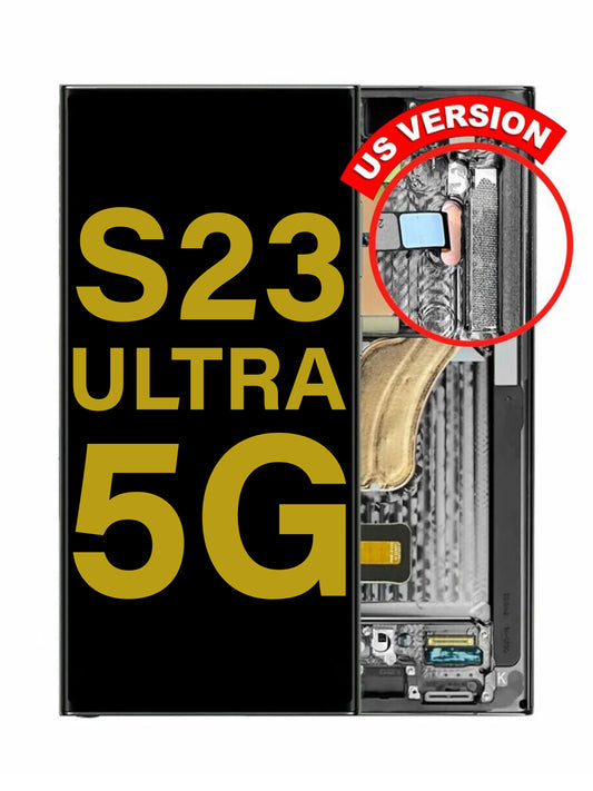 SGS S23 Ultra (5G) Screen Assembly (With The Frame) (Refurbished) (Graphite)