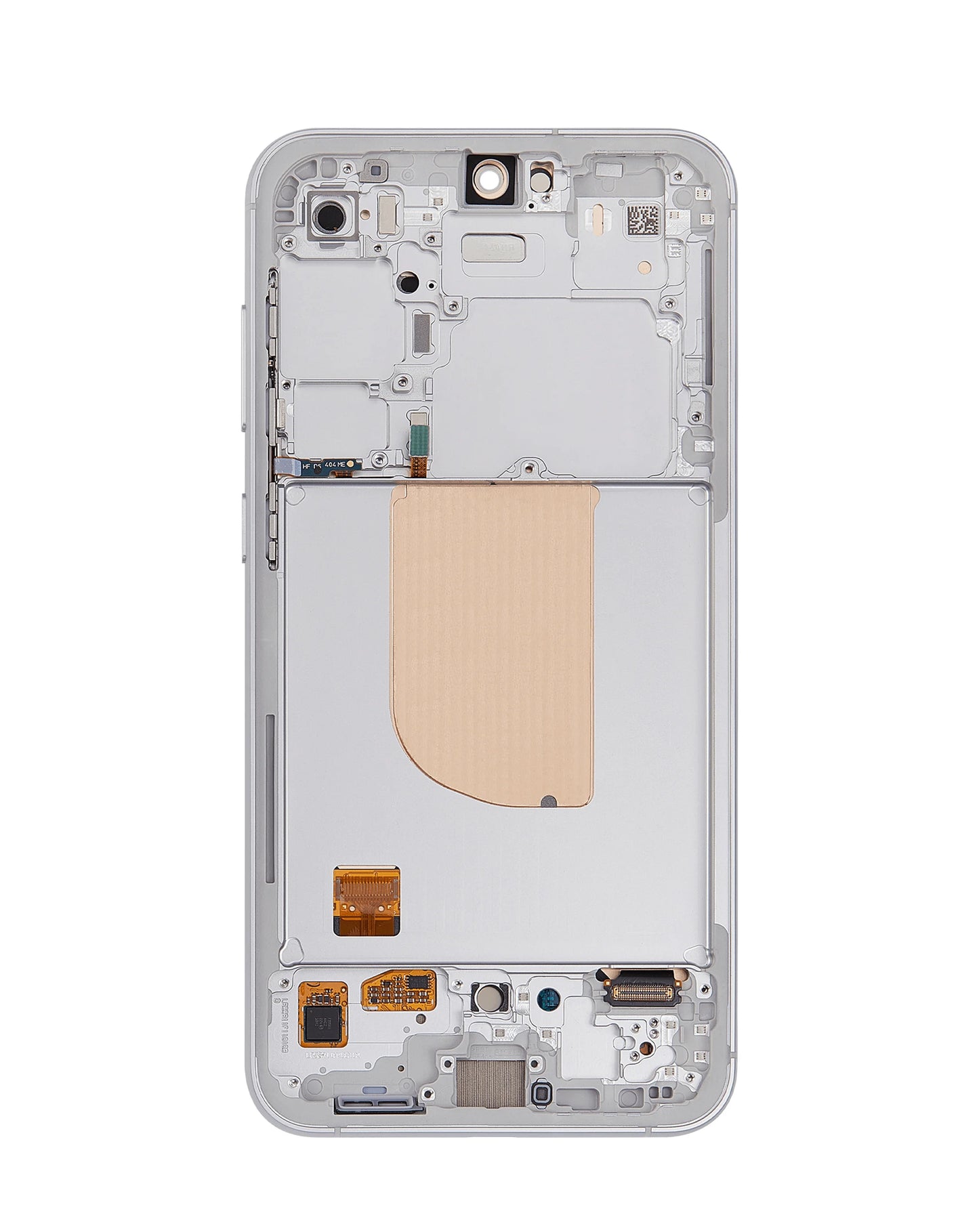 OLED Assembly with Frame for Galaxy S23 FE 5G (S711) (CREAM) (Service Pack)