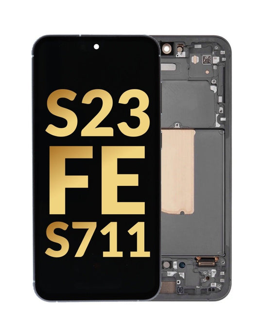 SGS S23 FE (5G) Screen Assembly (With The Frame) (Refurbished) (Graphite)