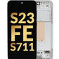 SGS S23 FE (5G) Screen Assembly (With The Frame) (Refurbished) (Cream)