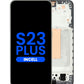 LCD Assembly with Frame for Galaxy S23 Plus (S916) (PHANTOM BLACK) (Aftermarket Incell) (Does not support Fingerprint)