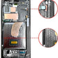 OLED Assembly with Frame for Galaxy S23 Ultra (S918) (GRAPHITE) (Premium)