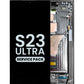 OLED Assembly with Frame for Galaxy S23 Ultra S918 (GRAPHITE) (Service Pack)