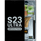 OLED Assembly with Frame for Galaxy S23 Ultra S918 (SKY BLUE) (Service Pack)