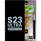 OLED Assembly with Frame for Galaxy S23 Ultra S918 (LAVENDER) (Service Pack)