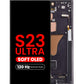 OLED Assembly with Frame for Galaxy S23 Ultra (S918) (Phantom Black) (Aftermarket Pro Soft / 120Hz)