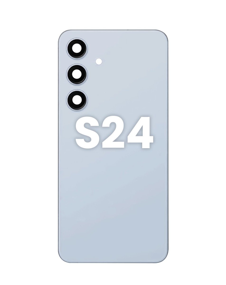 Back Glass with Camera Lens and Adhesive for Galaxy S24 (SAPPHIRE BLUE)