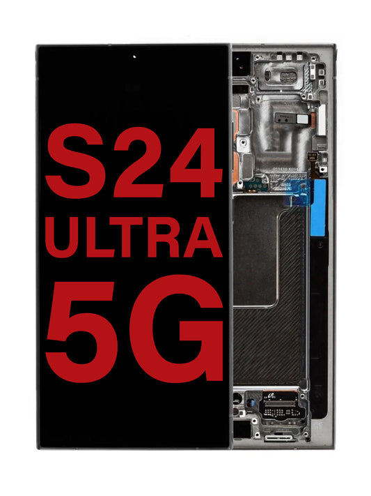 SGS S24 Ultra (5G) Screen Assembly (With The Frame) (OLED) (Black)