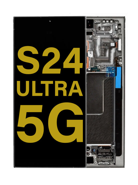 SGS S24 Ultra (5G) Screen Assembly (With The Frame) (Refurbished) (Titanium Black)