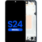 LCD Assembly with Frame for Galaxy S24 (S921) (ONYX BLACK) (Aftermarket Incell) (Does not support Fingerprint)