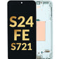 SGS S24 FE (5G) Screen Assembly (With The Frame) (Service Pack) (Silver)