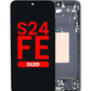 OLED Assembly with Frame for Galaxy S24 FE 5G (S721) (GRAPHITE) (Aftermarket OLED)